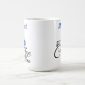 Mug C'est Café Time Blue Design (Centre)