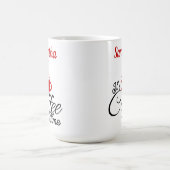 Mug C'est Café Time Red Design (Centre)