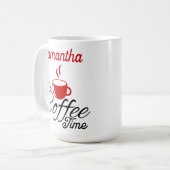 Mug C'est Café Time Red Design (Devant gauche)