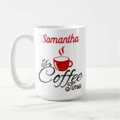 Mug C'est Café Time Red Design (Gauche)