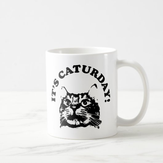 Mug C'est Caturday (Droite)
