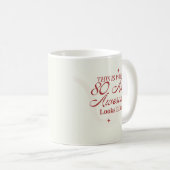 Mug C'Est Ce Que 80 Et Awesome Semble Sarcastique (Devant droit)