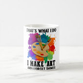 Mug C'est ce que je fais je fais de l'art et j'oublie (Centre)