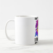 Mug C'est ce que je fais je fais de l'art et j'oublie (Gauche)