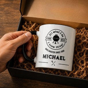 Mug C'est ce que je fais, je fume de la viande et je s