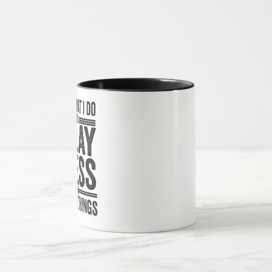 Mug C'est ce que je fais Je joue aux échecs Funy Chess (Centre)