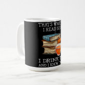 Mug C'est ce que je fais je lis des livres quand je bo (Devant gauche)