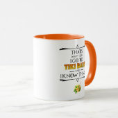 Mug C'est ce que je fais - Je vais dans les bars Tiki (Devant droit)