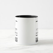 Mug C'est ce que je fais Lire des livres interdits (Centre)
