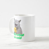 Mug C'est ce qu'elle a dit Mème de chat drôle qui rit (Devant gauche)