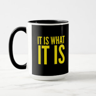 Mug C'est ce qu'il est drôle citations jaune