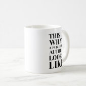 Mug C'Est Ce Qu'Un Auteur Publié Ressemble Drôle  (Devant droit)