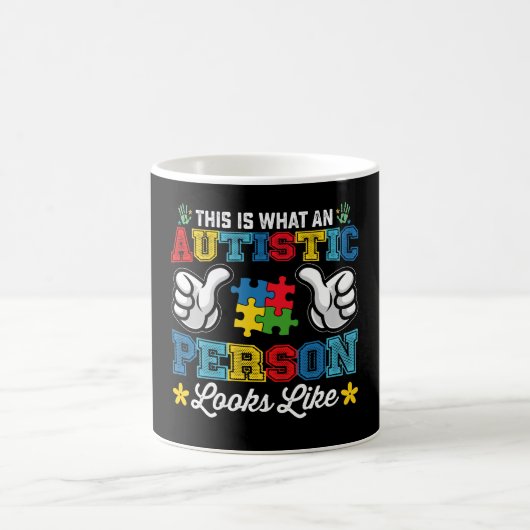 Mug C'Est Ce Qu'Une Personne Autiste Ressemble À Un Au (Centre)