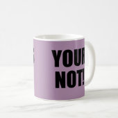 Mug C'Est Chaud ! Non ! Excellence en bonne grammaire (Devant droit)