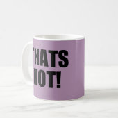 Mug C'Est Chaud ! Non ! Excellence en bonne grammaire (Devant gauche)