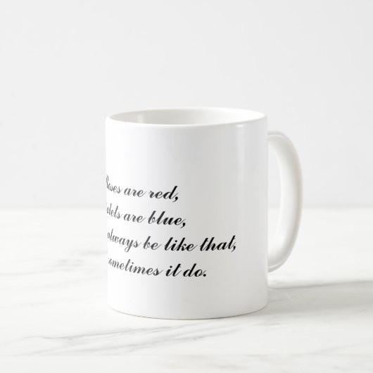 Mug C'Est Comme Ça Parfois (Devant droit)