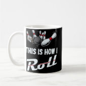 Mug C'Est Comme Ça Que Je Roulais Fun Bowling Team Men (Gauche)