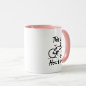 Mug C'est Comme Ça Que Je Roule (Devant droit)