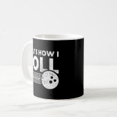 Mug C'est comme ça que je roule Fun Bowling pour homme (Devant gauche)