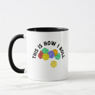 Mug C'est comme ça que je roule Funny RPG Jeu Dice