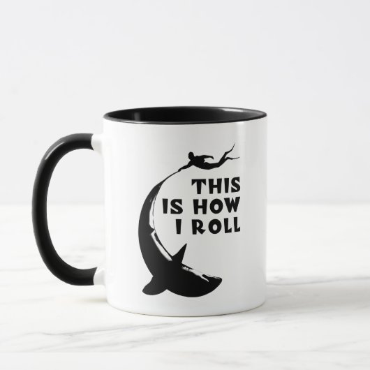 Mug C'Est Comme Ça Que Je Roule - Plongée Sous-Marine (Gauche)