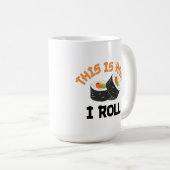Mug C'Est Comme Ça Que Je Roule - Sushi Drôle (Devant droit)