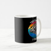 Mug C'Est Comme Ça Que Je Roule Train Funny Locomotive (Devant droit)