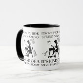 Mug C'est correct si vous pensez que la couture est en (Devant gauche)