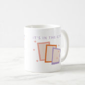 Mug C'est dans les cartes café Tarot illustré (Devant droit)