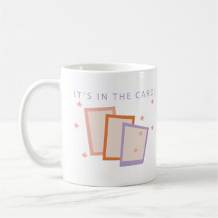 Mug C'est dans les cartes café Tarot illustré