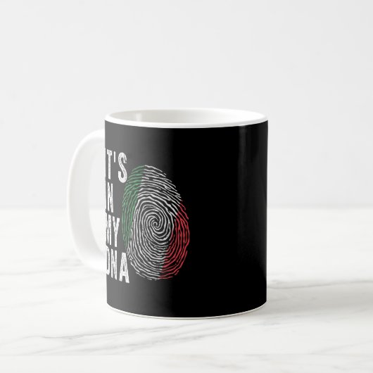 Mug C'est dans mon ADN - drapeau Italie (Devant gauche)