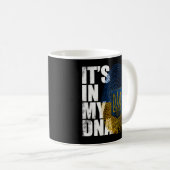 Mug C'Est Dans Mon Adn Ukrainien Vyshyvanka Kozak Ukra (Devant droit)