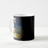 Mug C'Est Dans Mon Adn Ukrainien Vyshyvanka Kozak Ukra (Devant gauche)