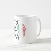 Mug c'est dans mon dna drapeau italie cadeau souvenir (Devant droit)