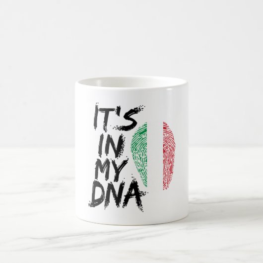 Mug c'est dans mon dna drapeau italie cadeau souvenir (Centre)