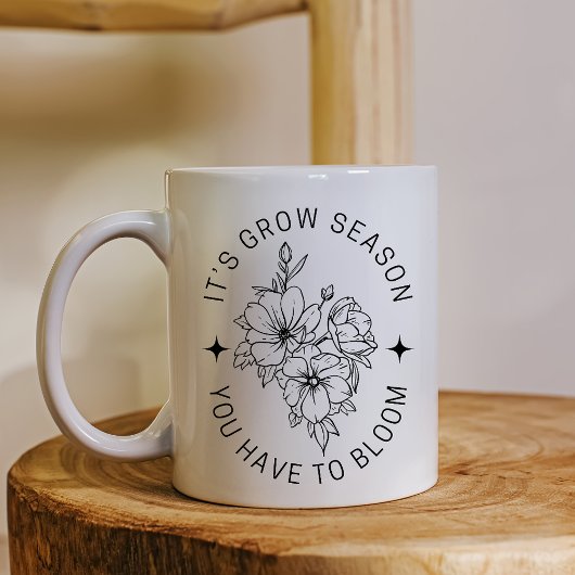 Mug C'est de la floraison de la saison de croissance