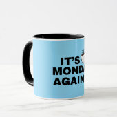 Mug C'est de nouveau lundi Text Design (Devant gauche)