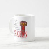 Mug C'est difficile de monter en flèche avec des aigle (Devant gauche)