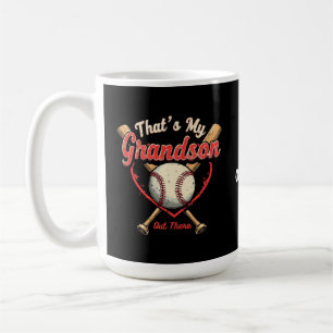 Mug C'Est Drôle Pour Mon Petit-Fils Là-Bas De Baseball