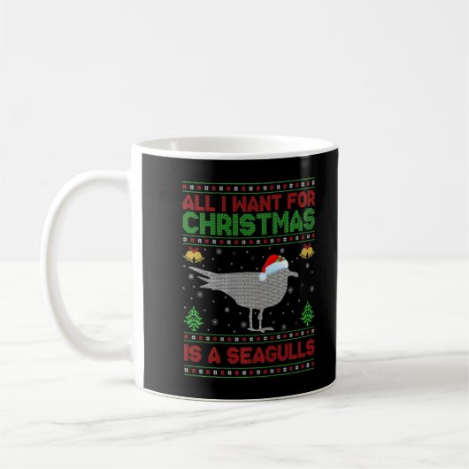 Mug C'Est Drôle, Vilain, Tout Ce Que Je Veux Pour Noël (Gauche)