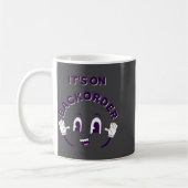 Mug C'est en commande retardée Citation drôle Sourire (Gauche)