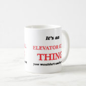 Mug C'est et Elevator Girl, vous ne comprendriez pas (Devant droit)