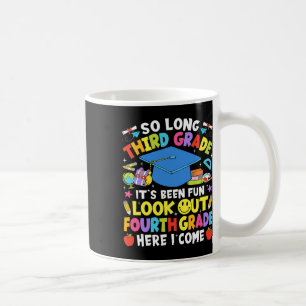 Mug C'est fini, la troisième, graduation, quatrième an