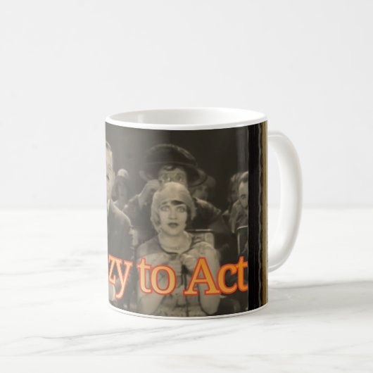 Mug C'est fou d'agir (Devant droit)