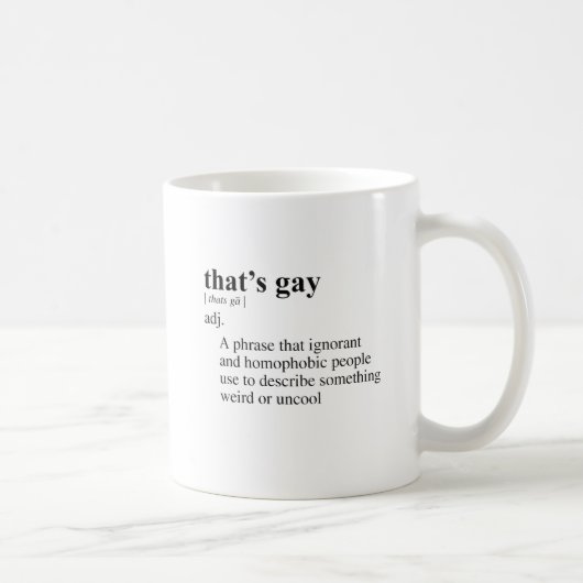 MUG C'EST GAY (Droite)