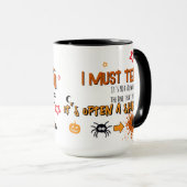 Mug C'est Halloween Drôle Cadeau Présent (Devant droit)