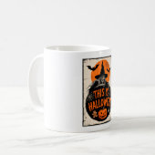 Mug C'est Halloween Scary Witch Retro Éffrayant Party (Devant gauche)