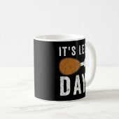 Mug C'est Jour des Jambes Turquie Jour d'Action de grâ (Devant droit)