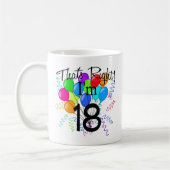 Mug C'est juste que j'ai 18 ans - anniversaire (Gauche)