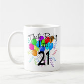 Mug C'est juste que j'ai 21 ans - anniversaire (Gauche)